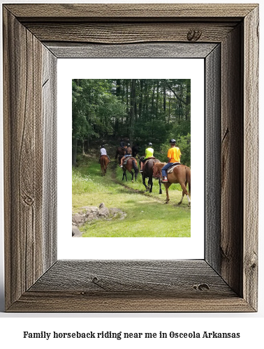 family horseback riding near me in Osceola, Arkansas